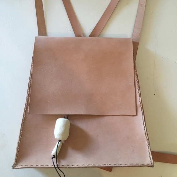 Natural Leather Backpack main image 7