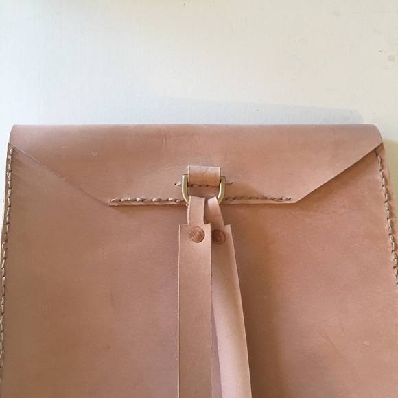 Natural Leather Backpack main image 5