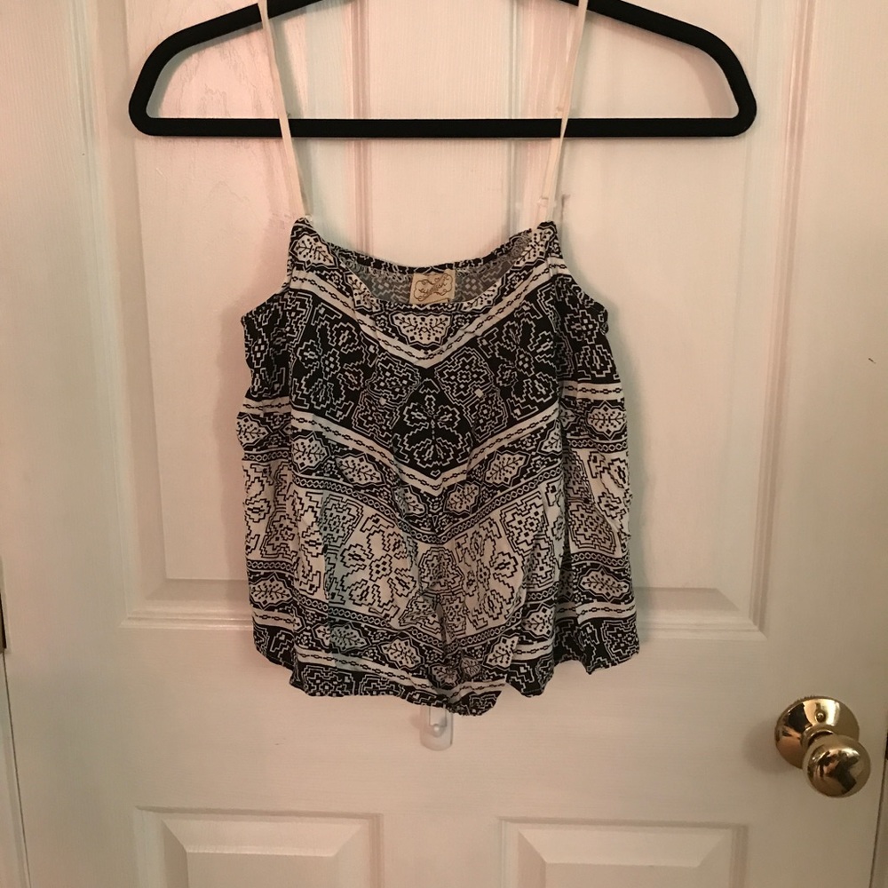 Paisley crop top.
