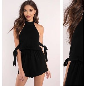 Cute little black romper!