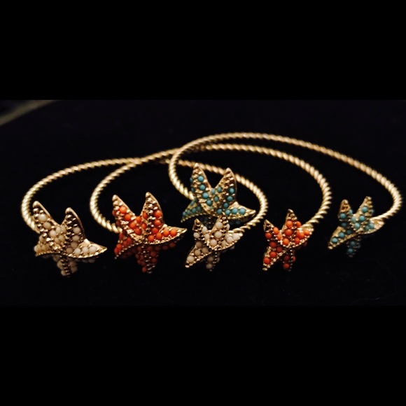 Starfish stack bracelets - Picture 2 of 5