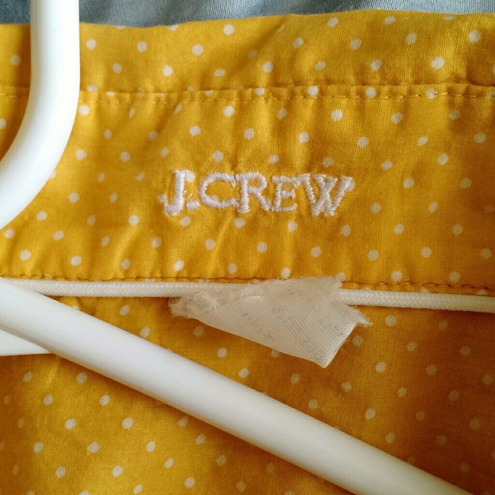 J.Crew polka dot blouse