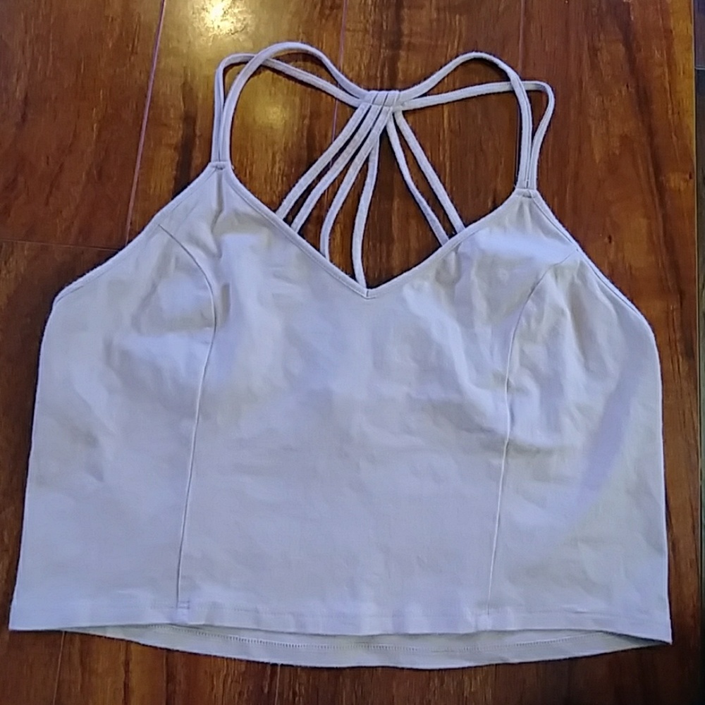 Light pink crop top
