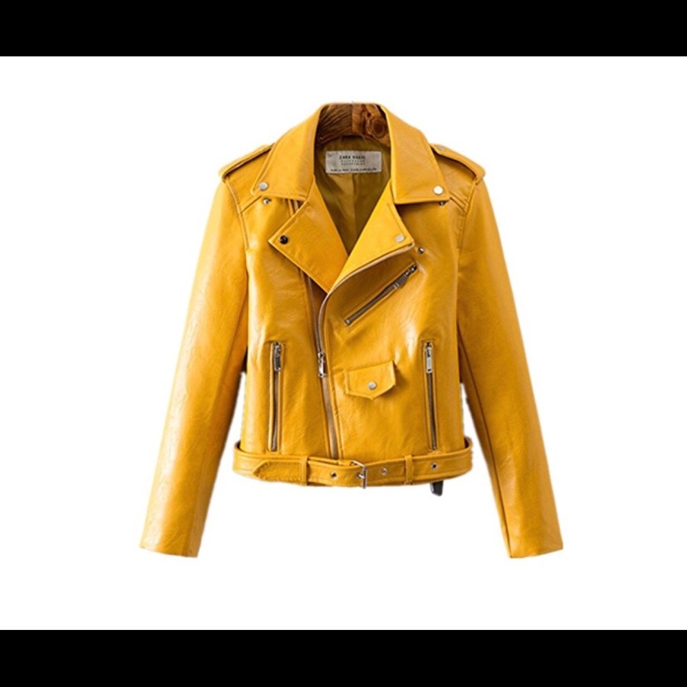 Vegan Leather Moto Jacket
