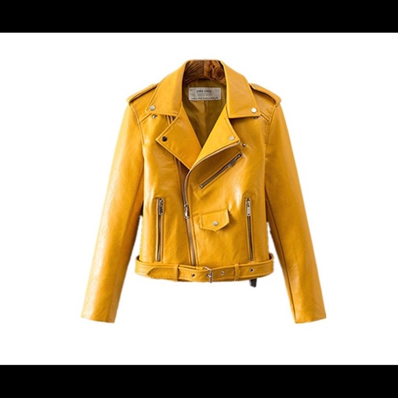 Vegan Leather Moto Jacket - Picture 1 of 4