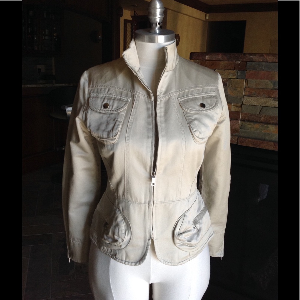 Banana Republic cotton fitted jacket size 2 4