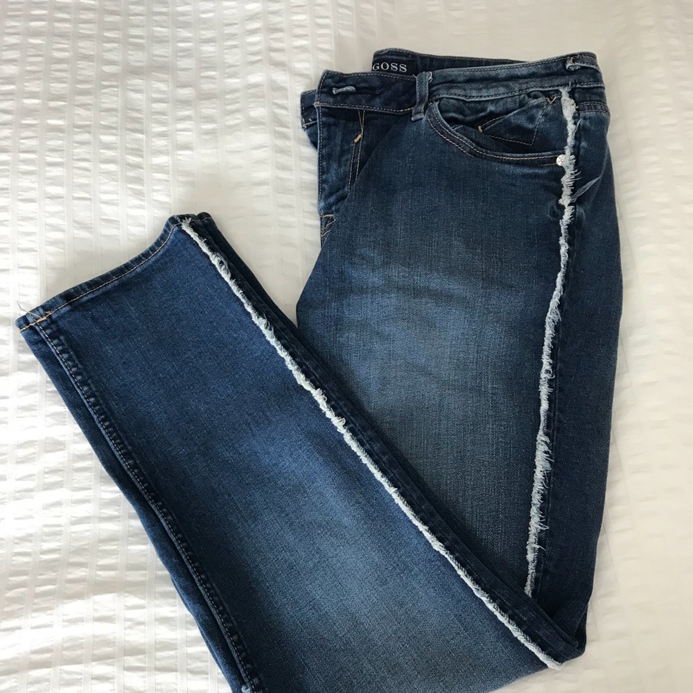 Vigoss Thompson Jeans, size 30, with frayed stripe