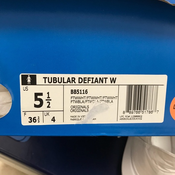 SOLD! Adidas original Tubular white sneakers - Picture 5 of 5