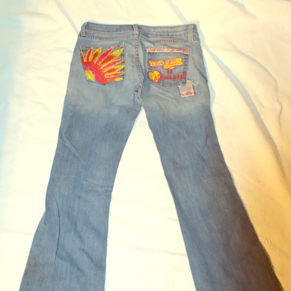 vintage hippie jeans