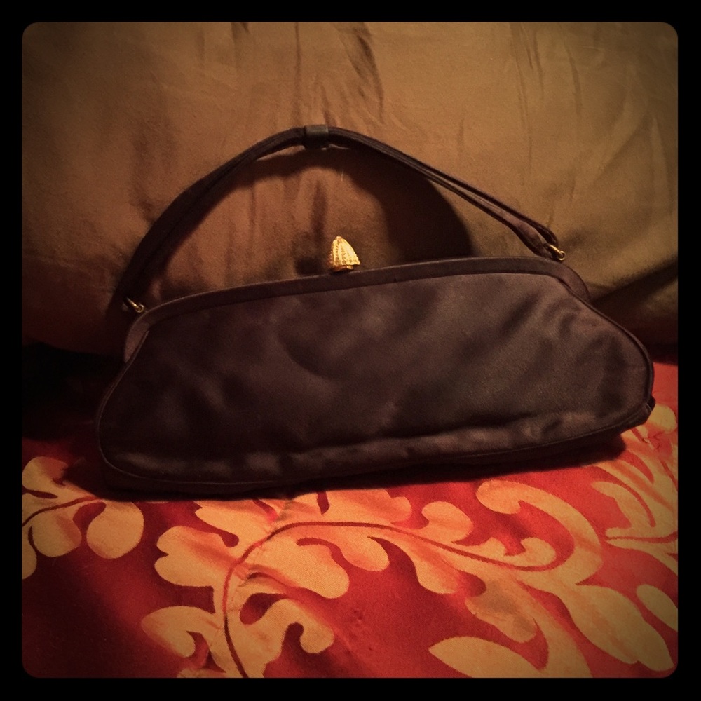 50's Vintage Morris Moskowitz Silk Clutch