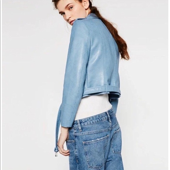 Vegan Leather Moto Jacket - Picture 3 of 4