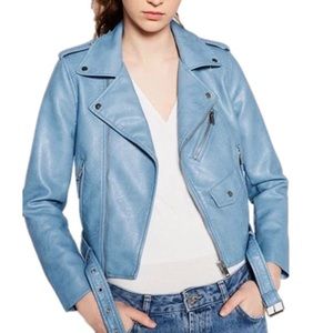 Vegan Leather Moto Jacket