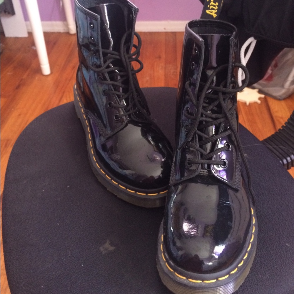 Dr Martens Patent Black 1460 Size 8 US