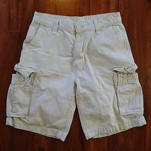 Cream Nautica cargo shorts