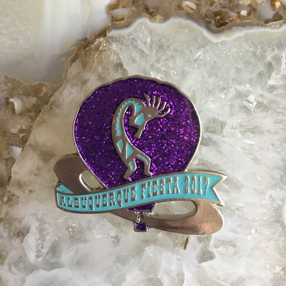 Kokopeli Hot Air Balloon Pin