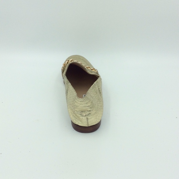 Karl Lagerfeld Elsa Gold Metallic Loafer - Picture 6 of 6