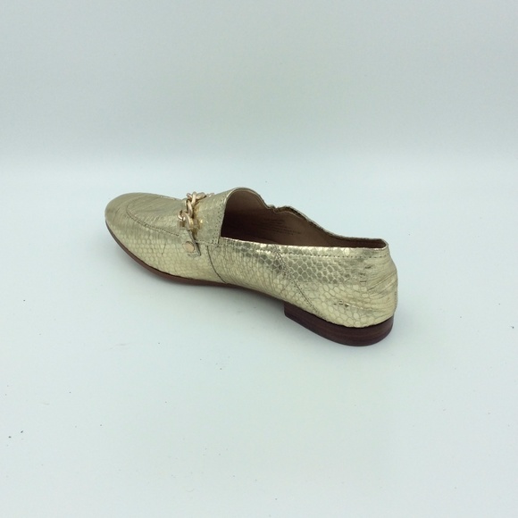 Karl Lagerfeld Elsa Gold Metallic Loafer - Picture 4 of 6