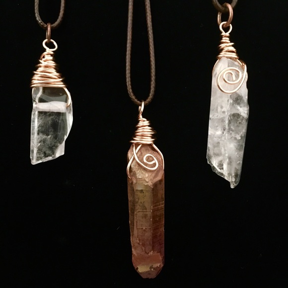 CHOICE ✨Wirewrapped Crystal Pendant - Picture 2 of 6