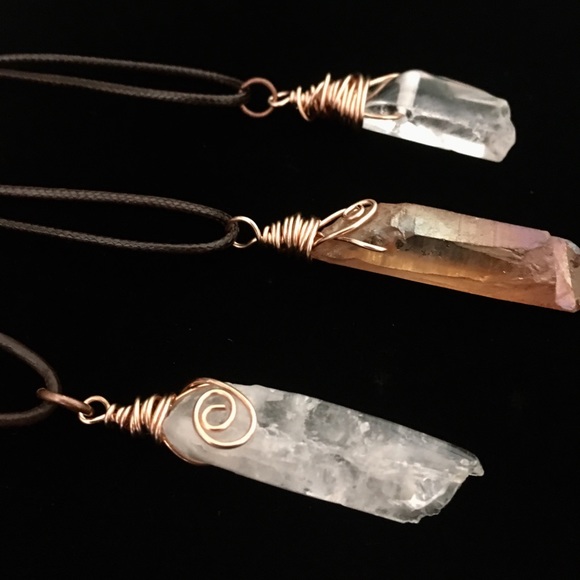 CHOICE ✨Wirewrapped Crystal Pendant - Picture 3 of 6