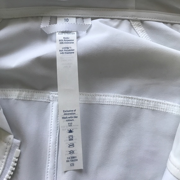 White lightweight Lululemon jacket - Picture 2 of 3
