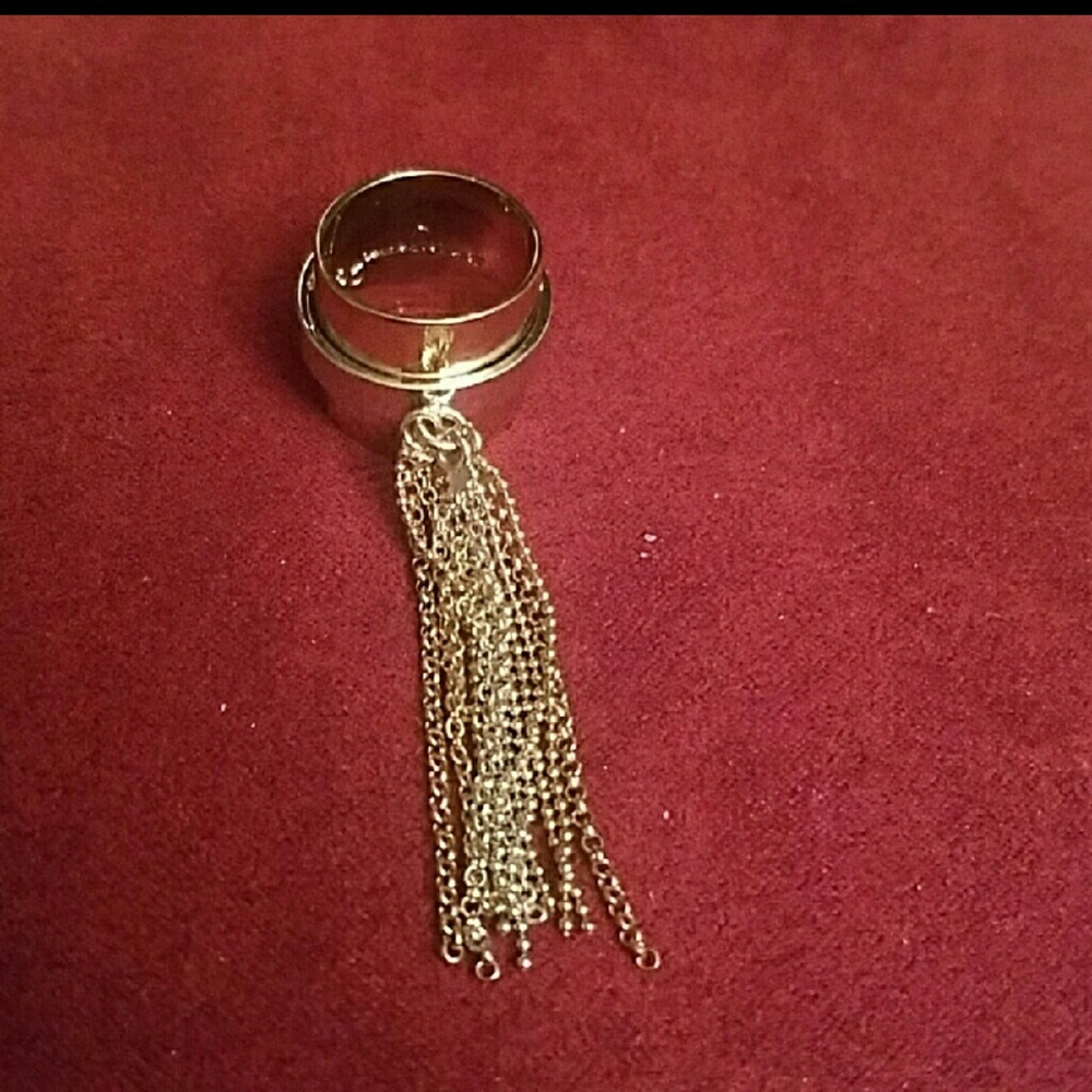 Jewelmint mid ring with chains