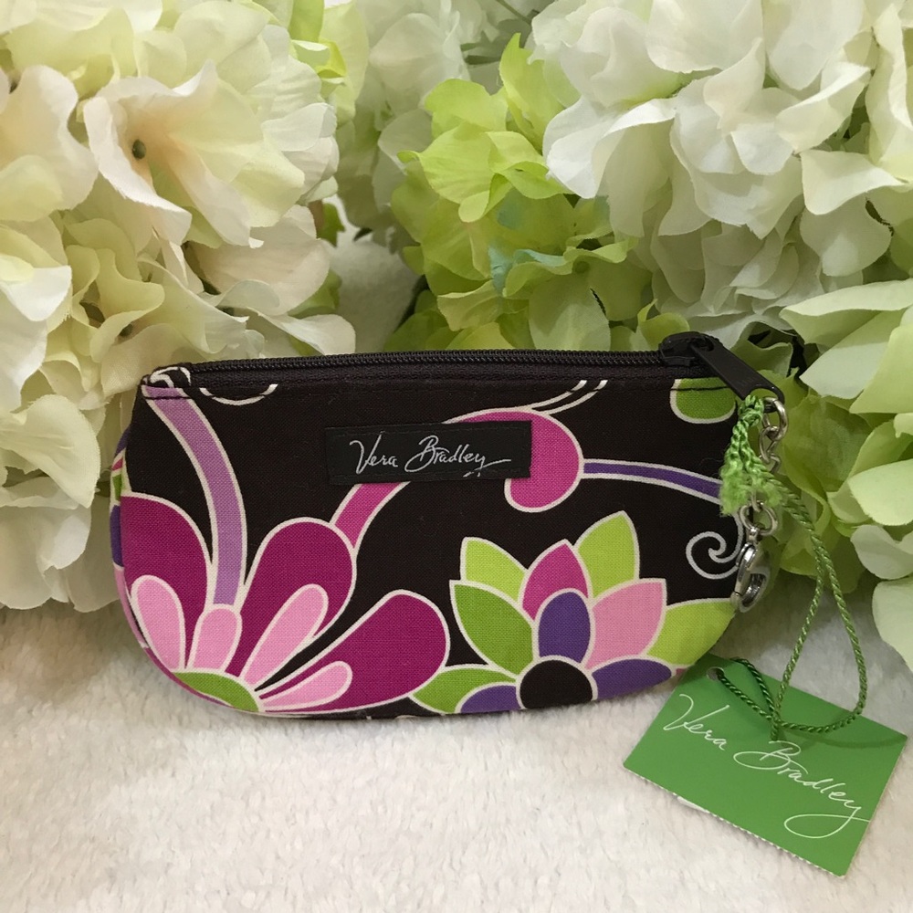🔥3/$20🔥 NWT Vera Bradley Clip Zipper ID Purse