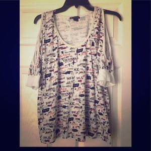 Armani Exchange quarter sleeve shirt