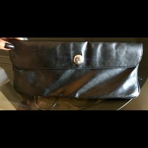 Kooba Black Leather Clutch