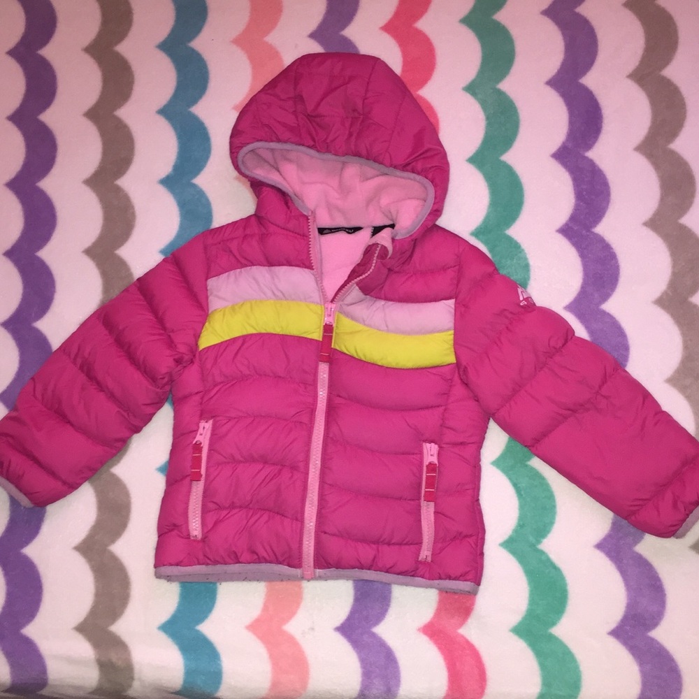 4T Little girls winter puffer coat / fleece lined