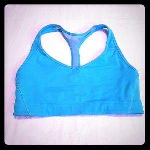 blue sport bra