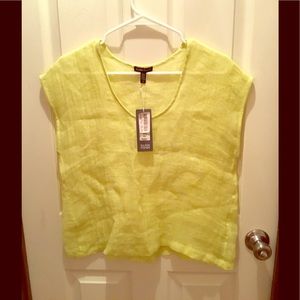 Eileen fisher organic linen top
