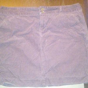 Brown old navy corduroy skirt 18 stretch