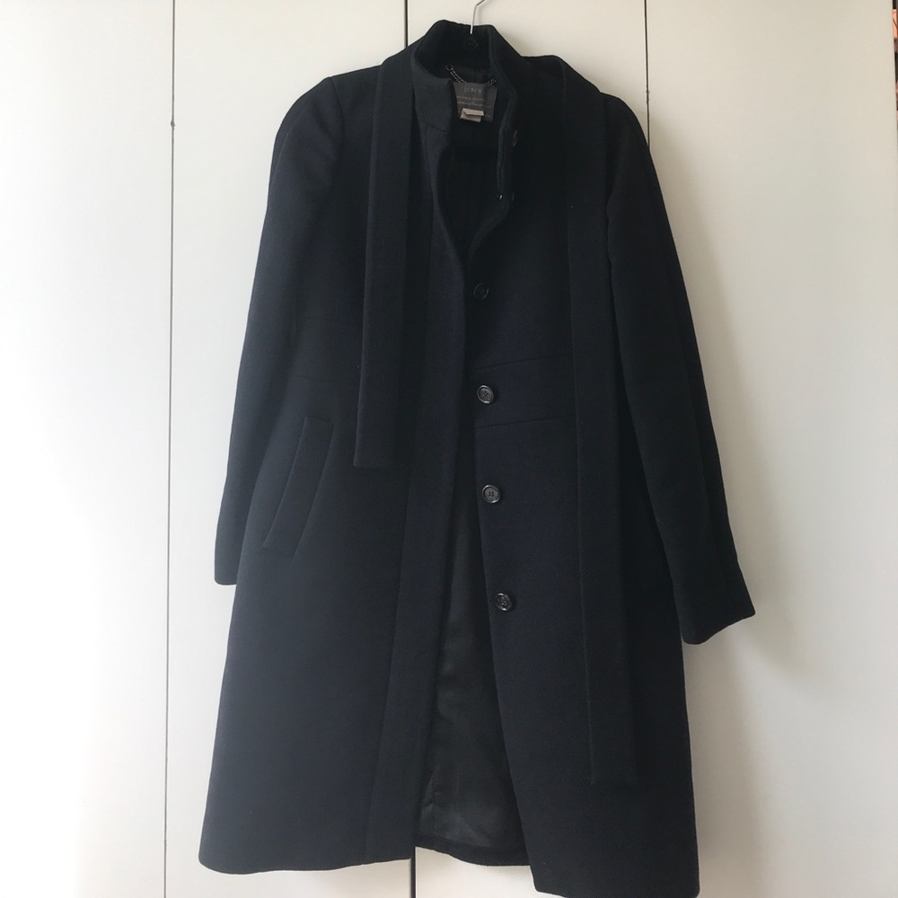 J. Crew - Double Cloth Wool Coat w/ Belt