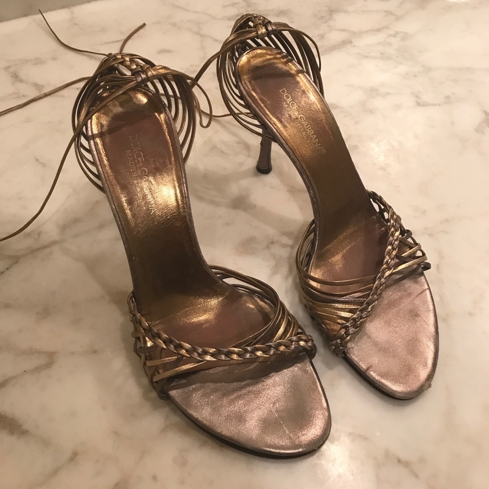Dolce & Gabbana Metallic Shoes