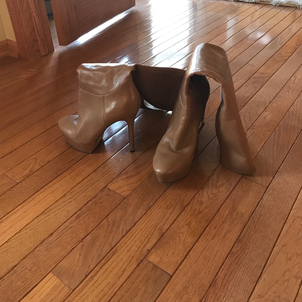 Nine West Leather Knee Boots