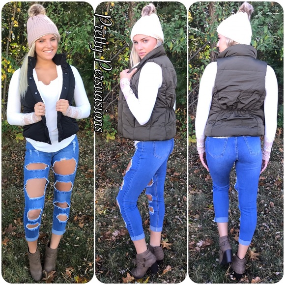 NWT Distressed Holes Stretch Skinny Jeans - Picture 7 of 8