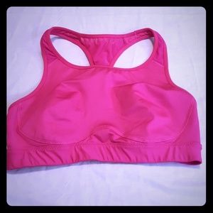 pink sport bra