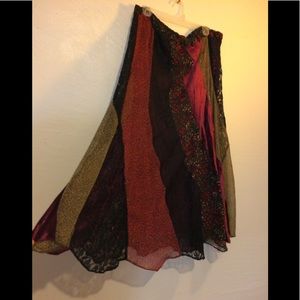Ok,this is a perfect Holiday multi color skirt