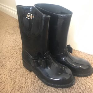 Red Valentino Bow Rain Boots- size 10