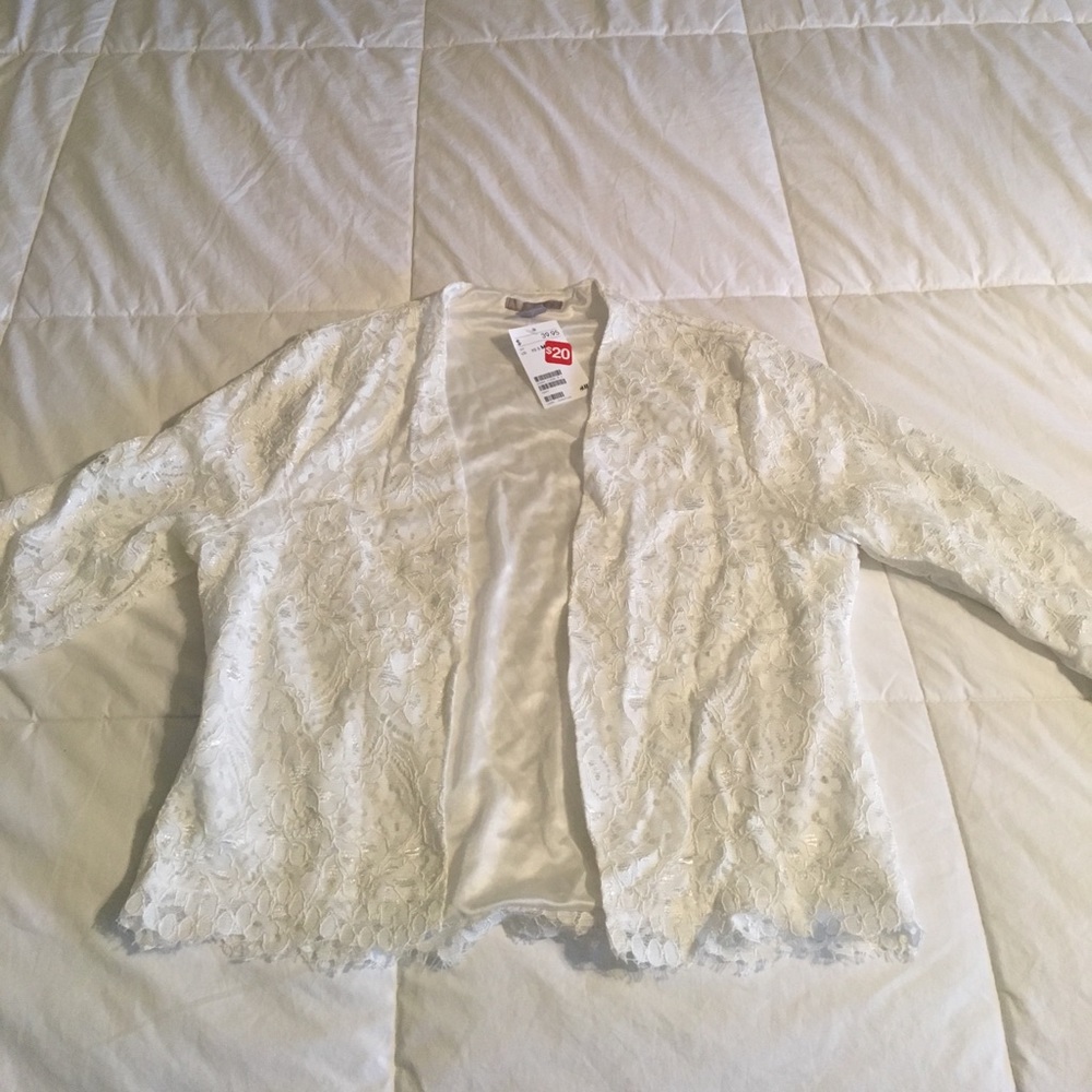 White lace jacket