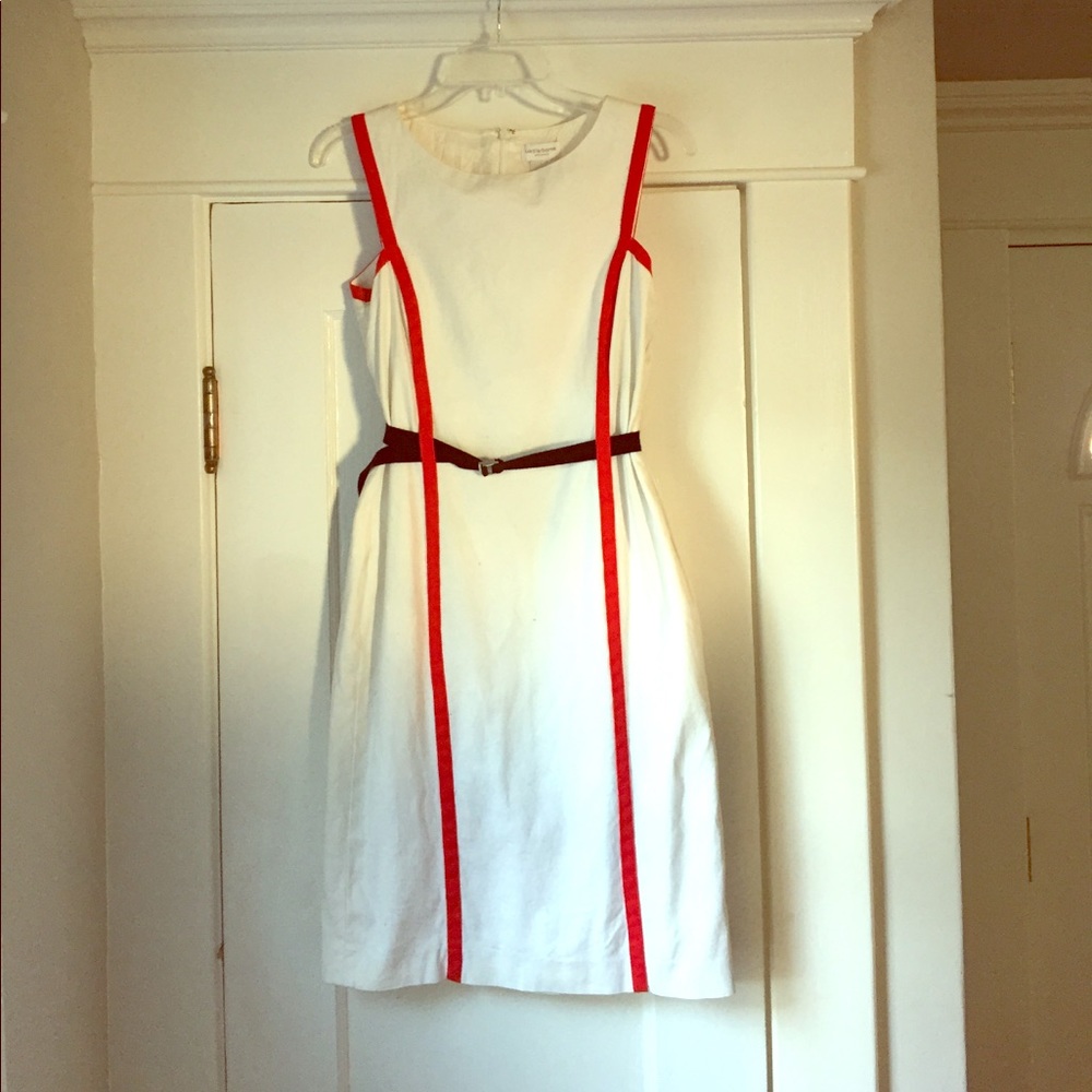 Crisp white Liz Claiborne dress