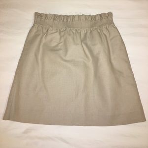 J.Crew Linen Sidewalk Skirt