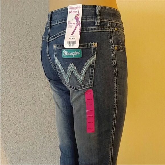 Wrangler rock 47 distressed denim jeans - Picture 4 of 4
