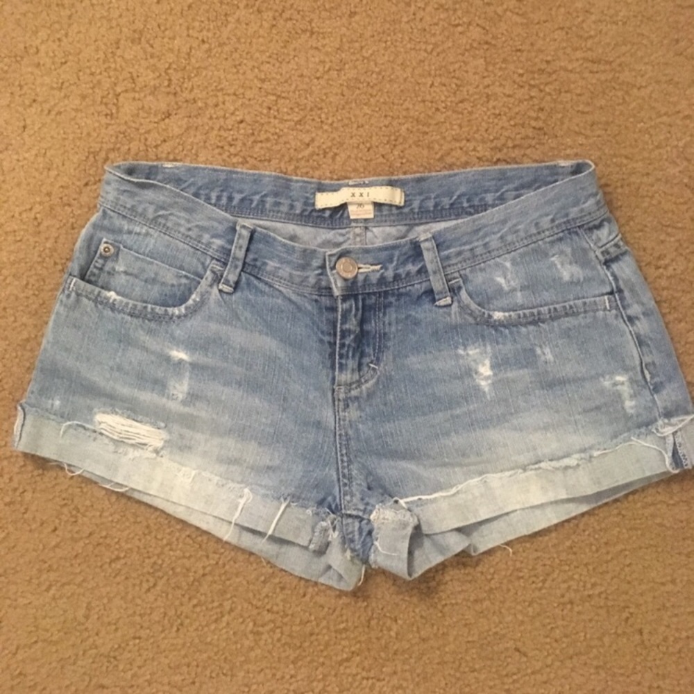 XXI jean shorts