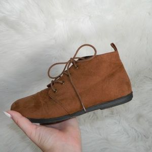 Brown booties