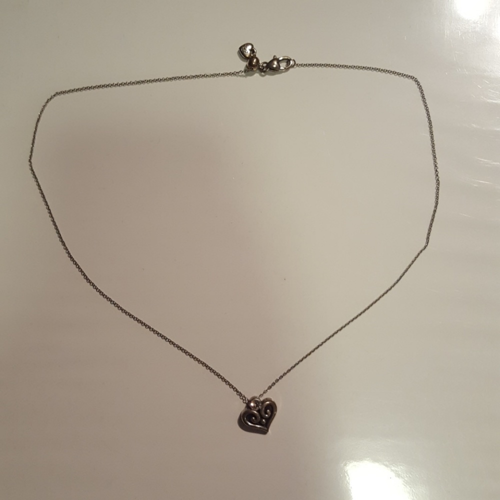 Brighton adjustable heart necklace