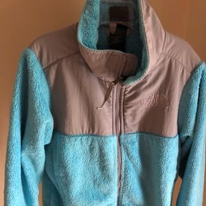 Girls North Face size 7/8 GUC color blue