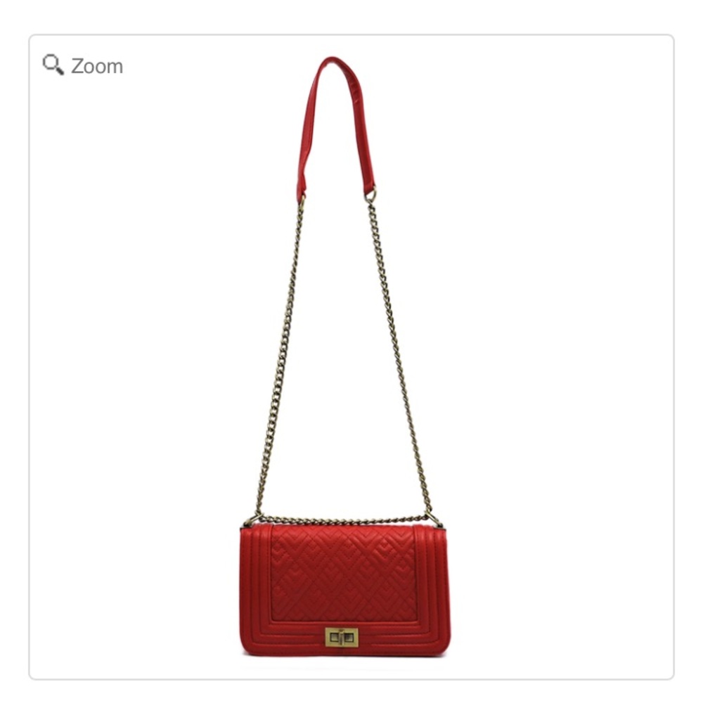 NEW Quilted Box Crossbody Shoulder Bag - Picture 4 of 8