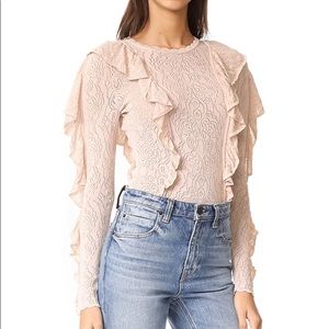 Ronny Kobo Collection Other - Blush Lace Knit Bodysuit Ronny Kobo Collection Other - Blush Lace Knit Bodysuit