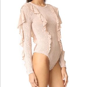 Ronny Kobo Collection Other - Blush Lace Knit Bodysuit Ronny Kobo Collection Other - Blush Lace Knit Bodysuit